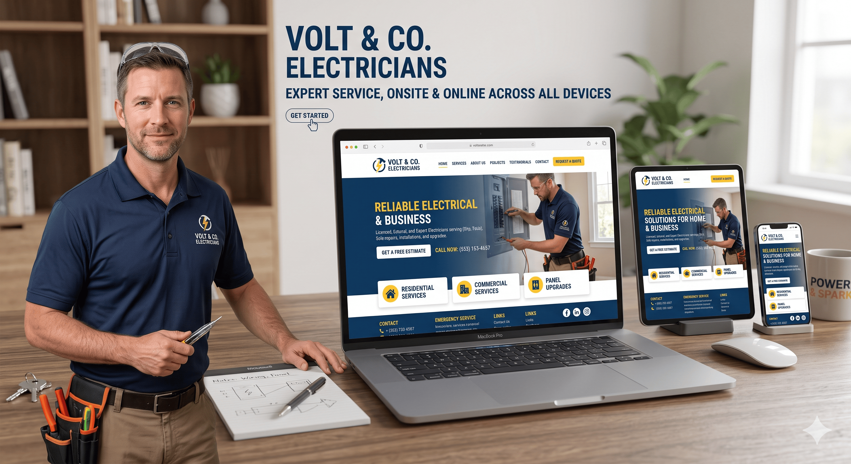 Electrician Website Design