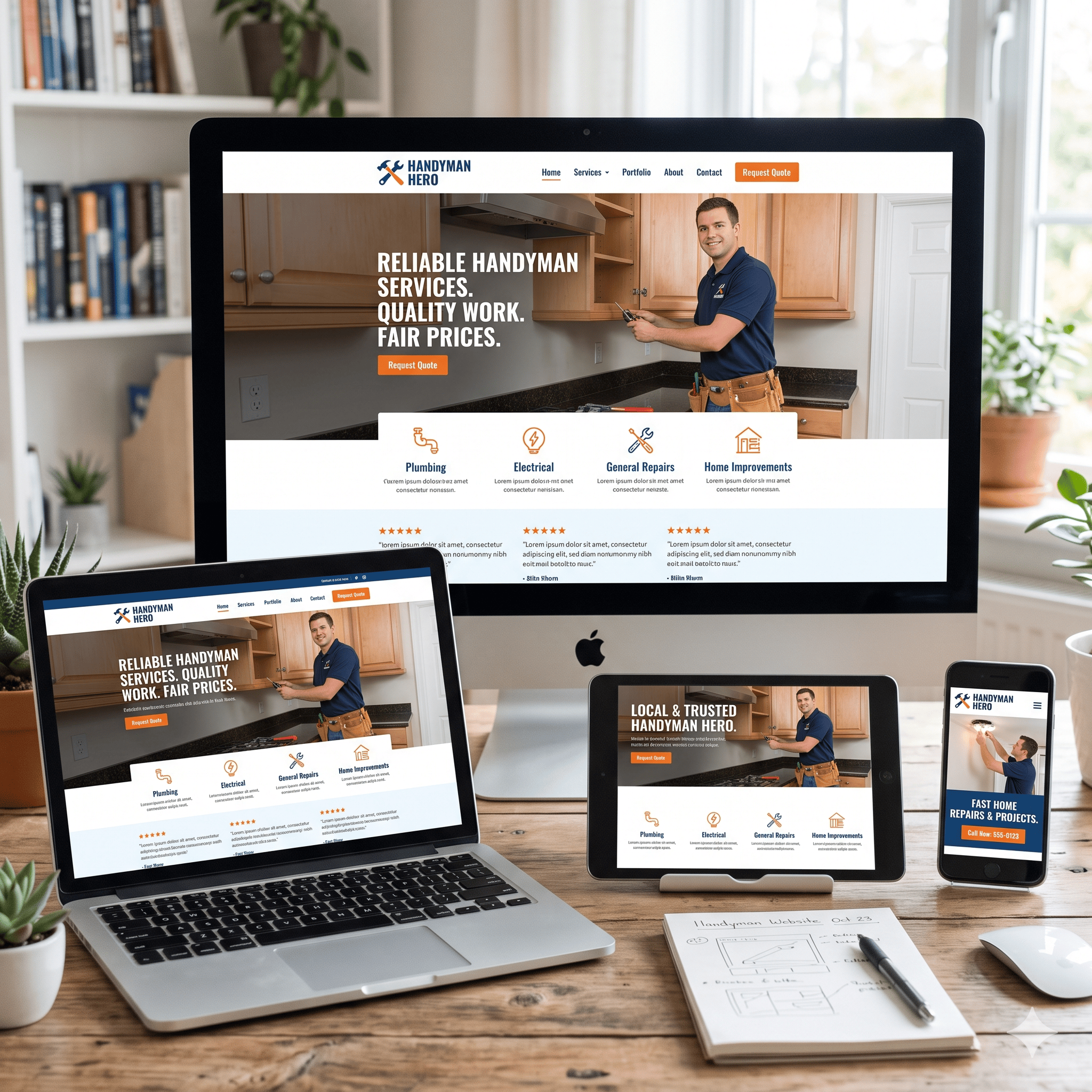 Handyman Website Design
