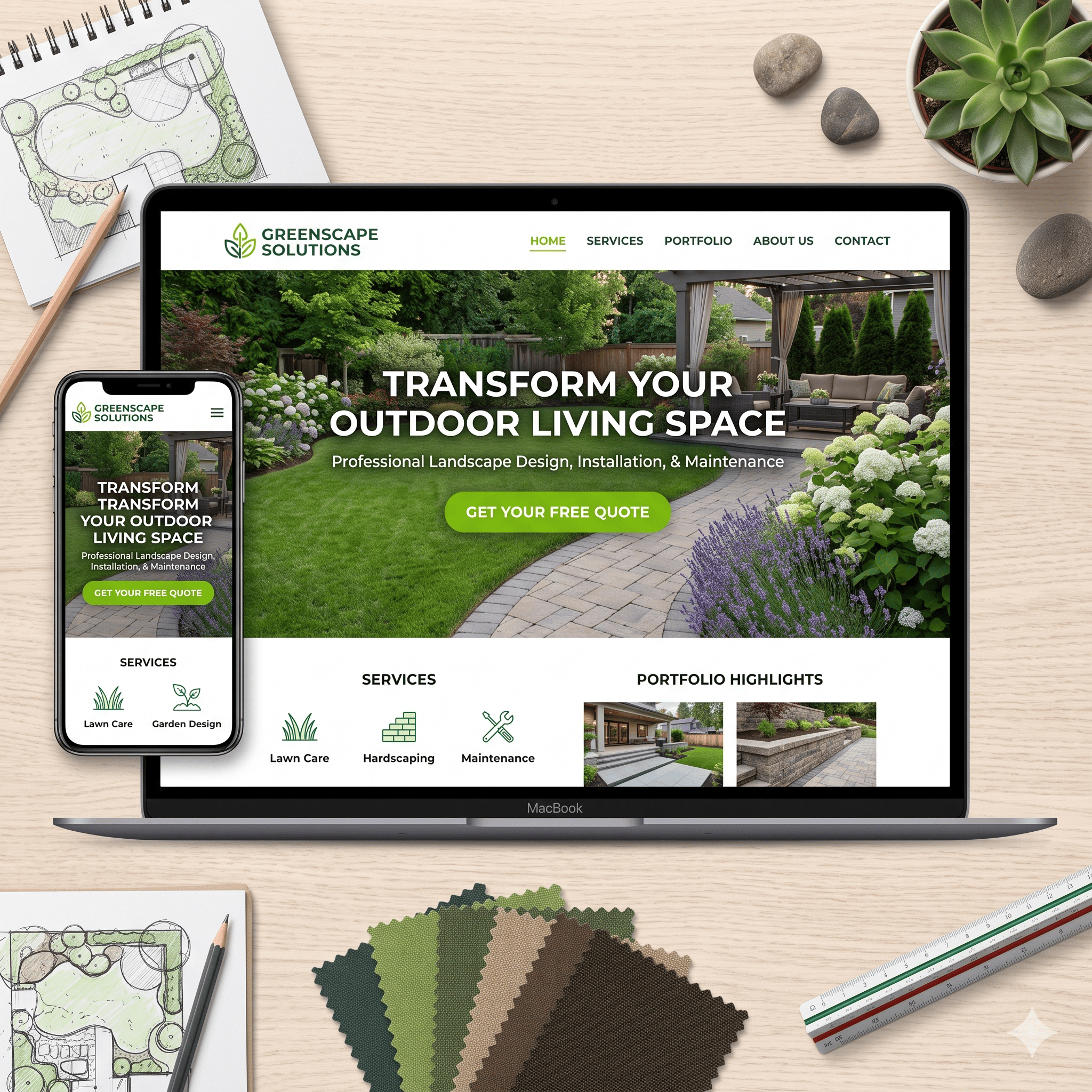 Landscaping Website Design